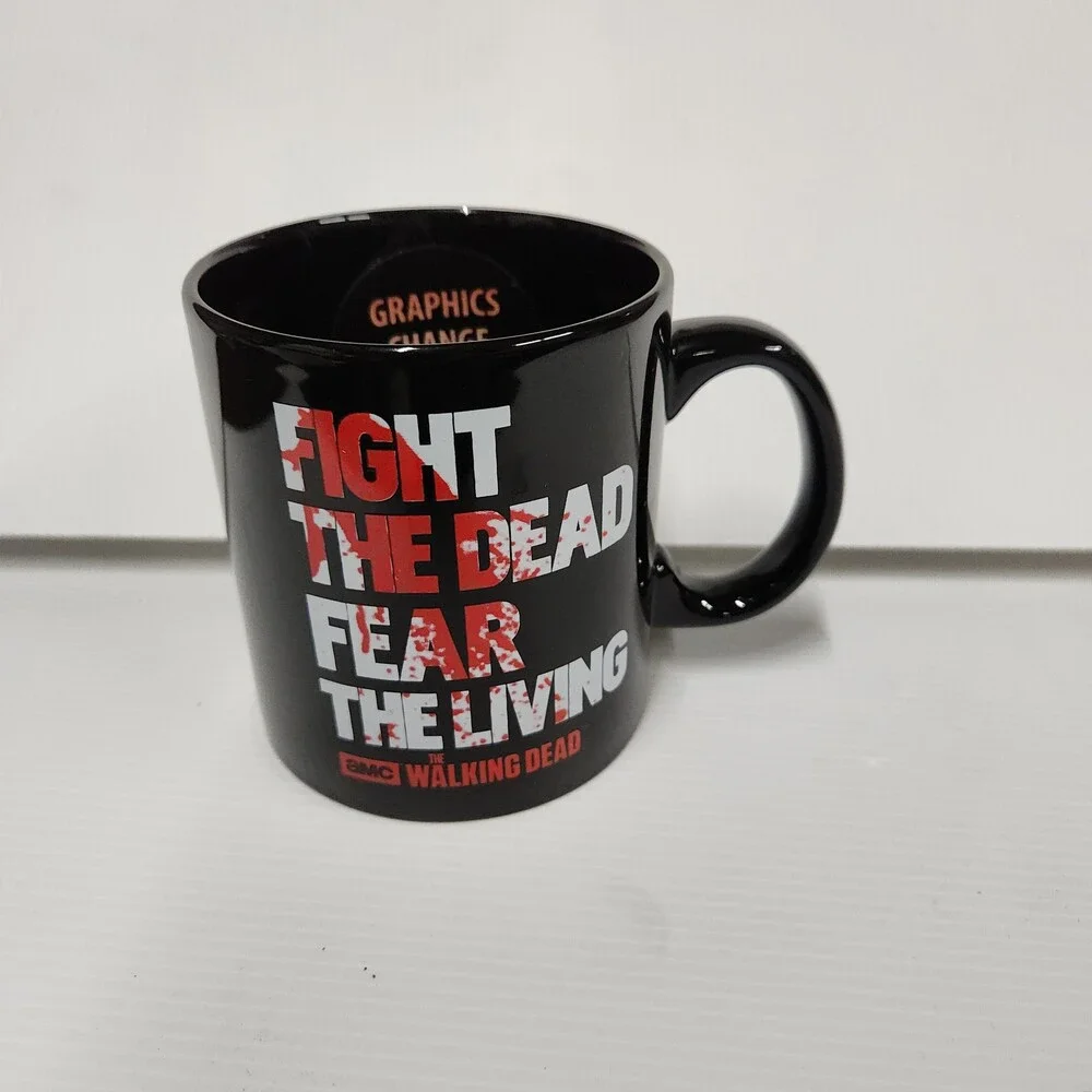 Walking Dead Fight The Dead Coffee Mug 20oz Temperature Color Heat Change 167